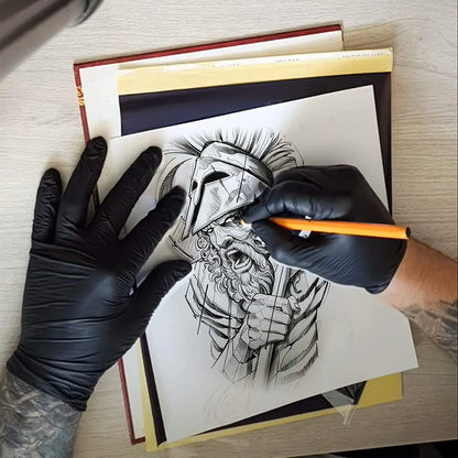 Tattoo Transfer Pape POSEIDON 10/30/50/100Pcs A4 Tattoo Transfer Pape For Permanent Makeup Tattoo