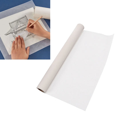 Tracing Paper Roll 18in 44cm Wide Pattern Paper Practicality Good Ink Absorption Easy To Use High Transparency for Dressmaking