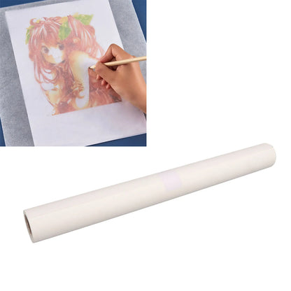 Tracing Paper Roll 18in 44cm Wide Pattern Paper Practicality Good Ink Absorption Easy To Use High Transparency for Dressmaking