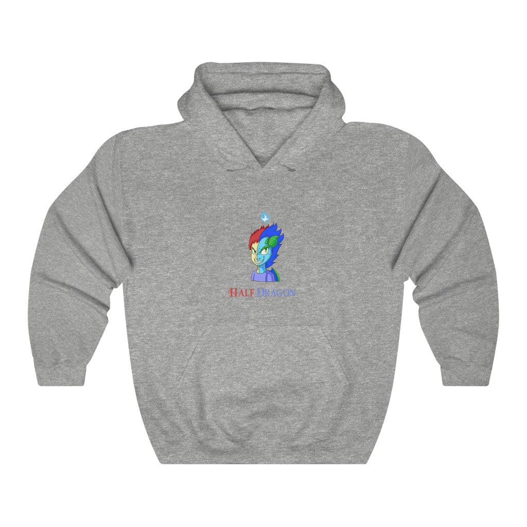 Half Dragon Hooded Sweatshirt