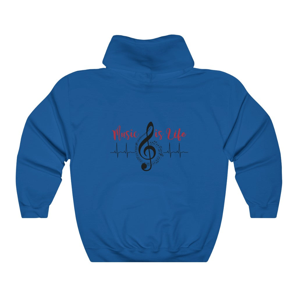 Music is life Hooded Sweatshirt