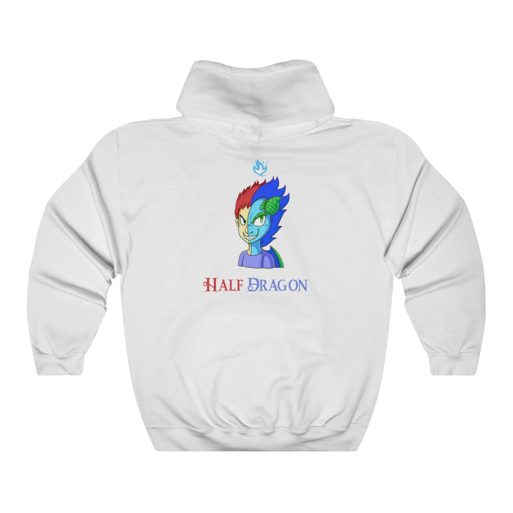 Half Dragon Hooded Sweatshirt