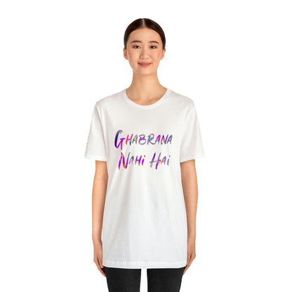 Ghabrana nahi hai Jersey Short Sleeve Tee