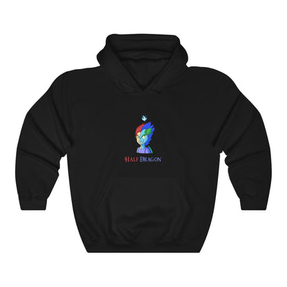 Half Dragon Hooded Sweatshirt