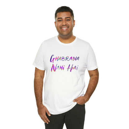 Ghabrana nahi hai Jersey Short Sleeve Tee