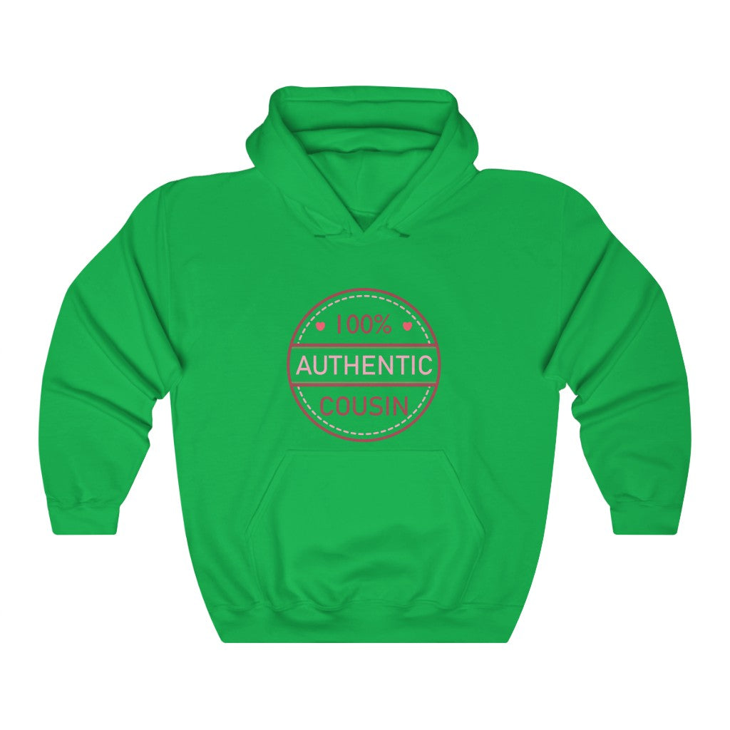 100% Authentic cousin Hooded Sweatshirt