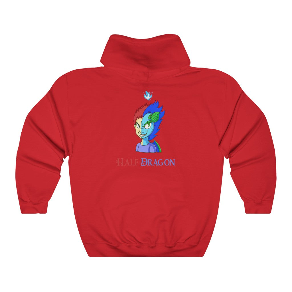 Half Dragon Hooded Sweatshirt