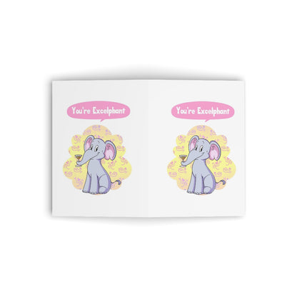 You're Excelphant Greeting Cards