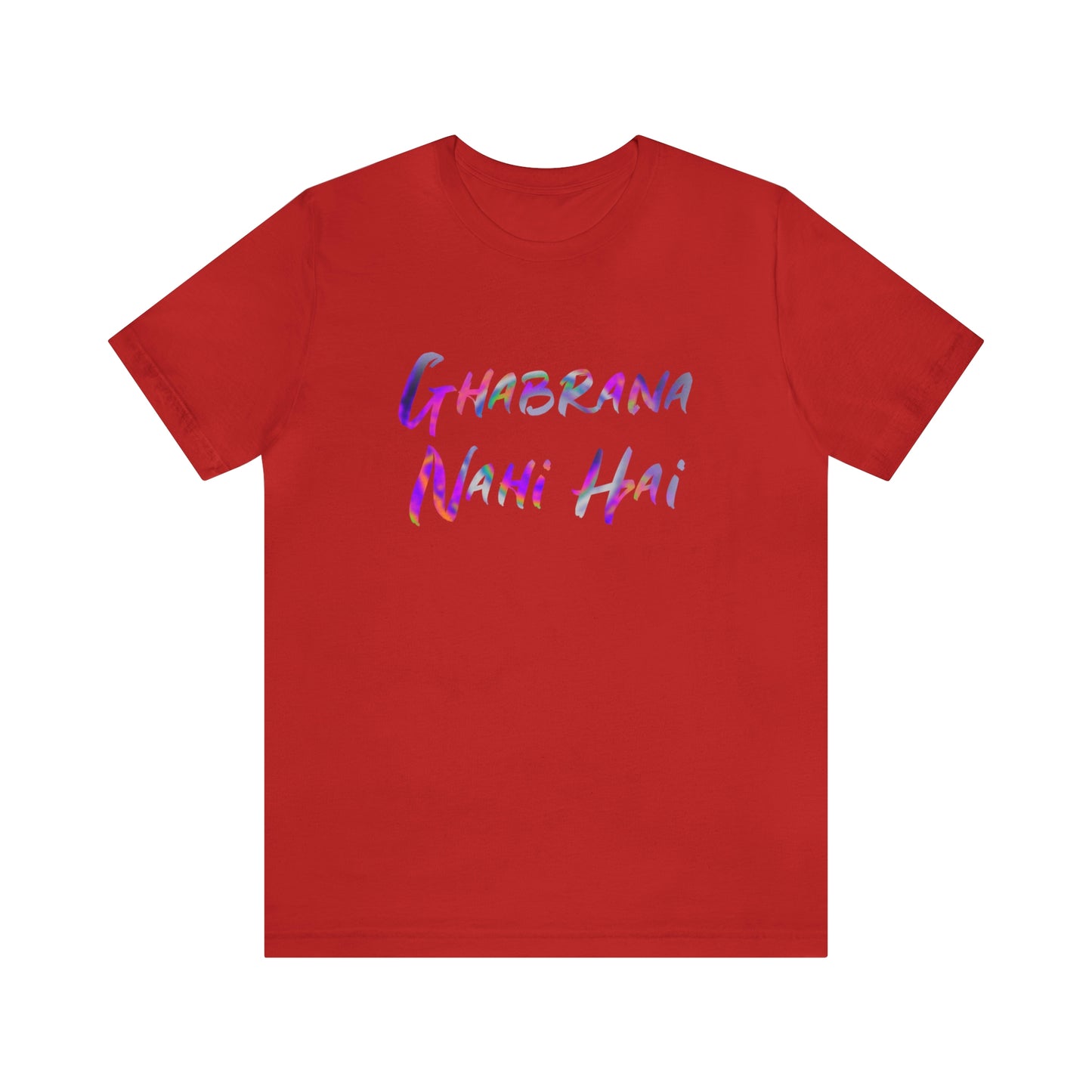 Ghabrana nahi hai Jersey Short Sleeve Tee