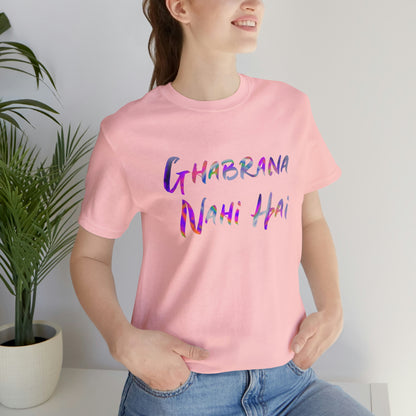 Ghabrana nahi hai Jersey Short Sleeve Tee