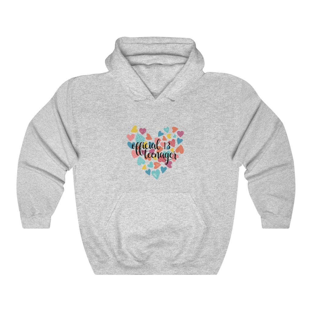 Official 13 teenager Hooded Sweatshirt