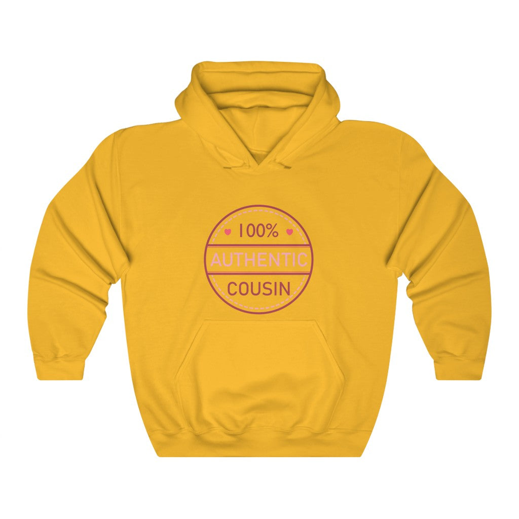 100% Authentic cousin Hooded Sweatshirt