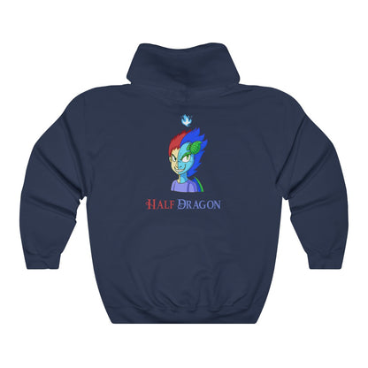 Half Dragon Hooded Sweatshirt