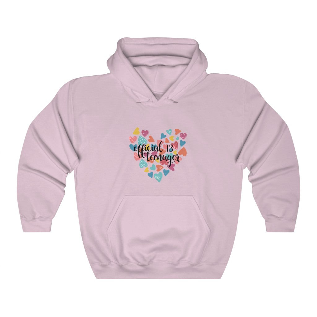 Official 13 teenager Hooded Sweatshirt