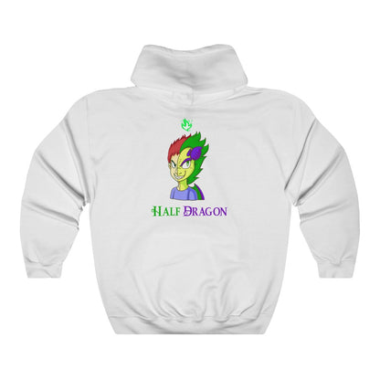Half Dragon Hooded Sweatshirt