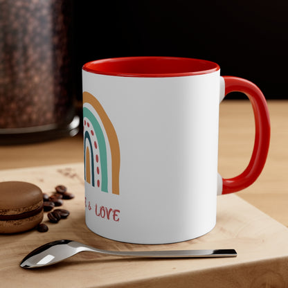 peace and love Coffee Mug