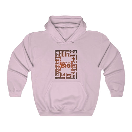 Kufi style Dream Big Hooded Sweatshirt