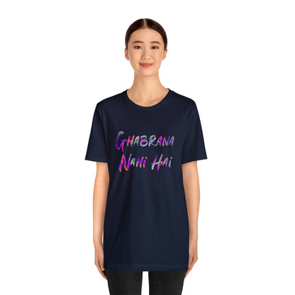 Ghabrana nahi hai Jersey Short Sleeve Tee