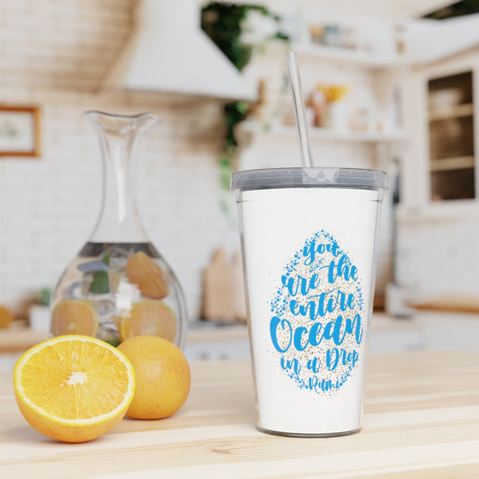 Rumi Plastic Tumbler with Straw