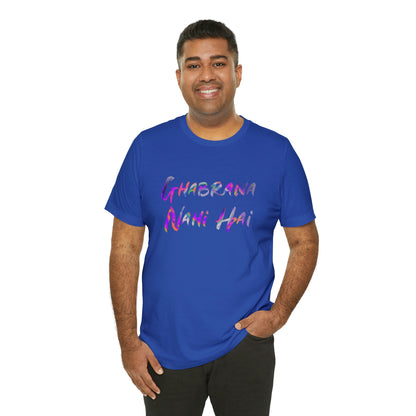 Ghabrana nahi hai Jersey Short Sleeve Tee