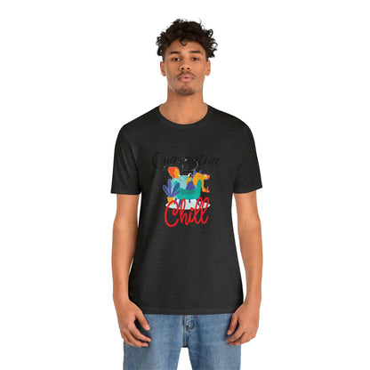 Quarantine and chill Jersey Short Sleeve Tee